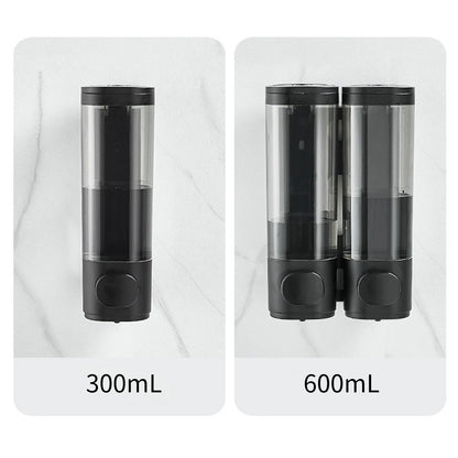 Distributeur de savon mural double — Sans perçage