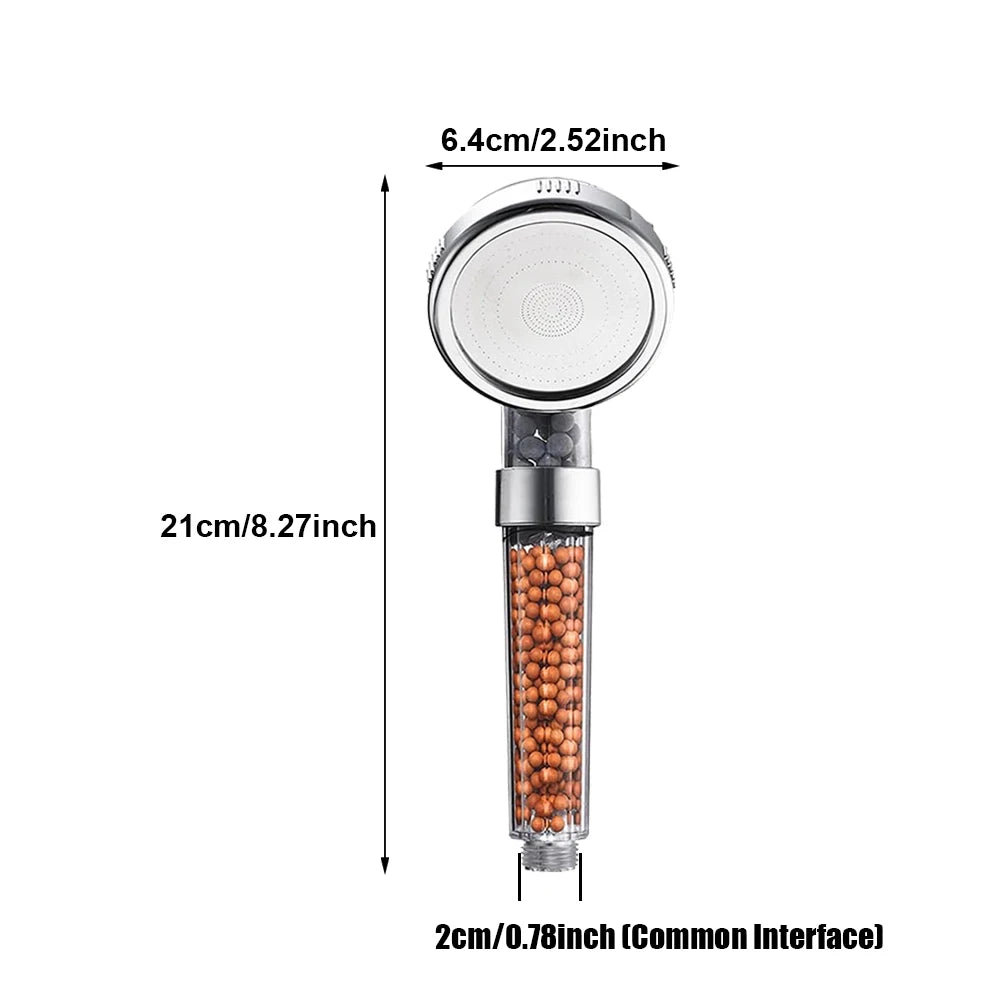 Pommeau de douche filtrant anti-calcaire