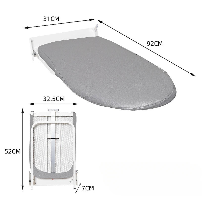 Table à repasser murale pliable