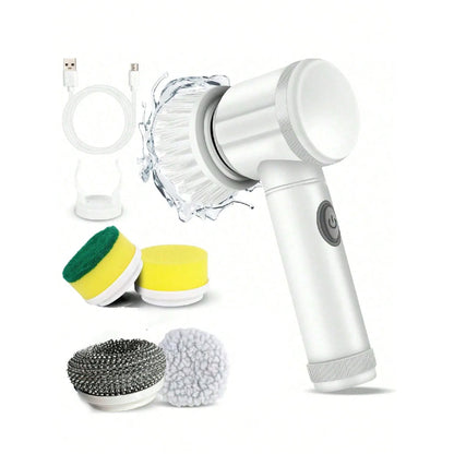 Brosse de nettoyage électrique — 5 têtes interchangeables