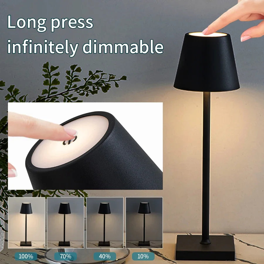 Lampe de bureau LED tactile