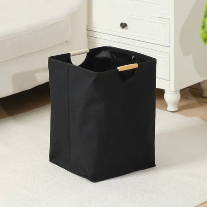 Panier à linge en lin pliable — Grande capacité